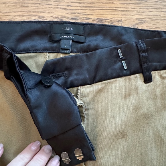 J. CREW Cameron Bow Tuxedo Pants Women's size 0 - Picture 3 of 4